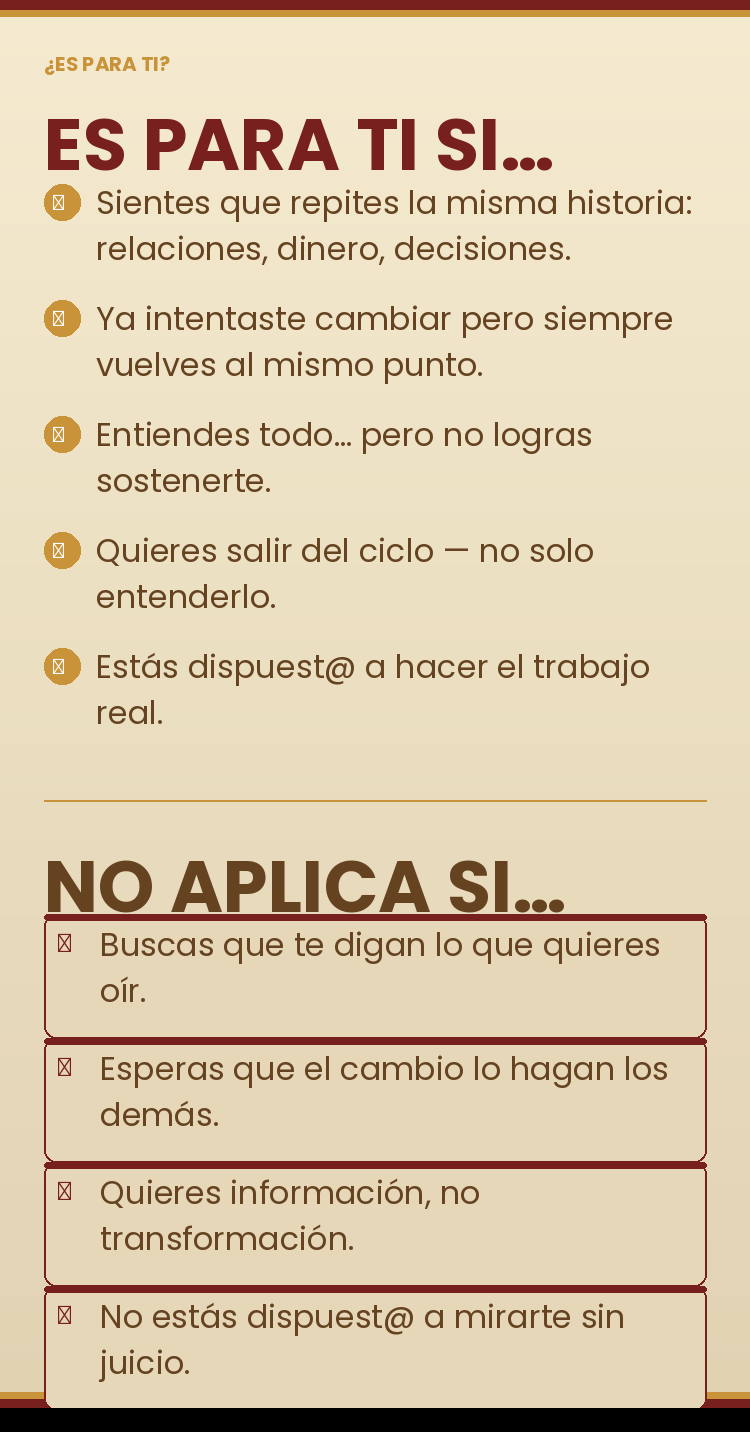 ¿Para quién es el programa?